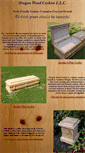 Mobile Screenshot of oregonwoodcaskets.com